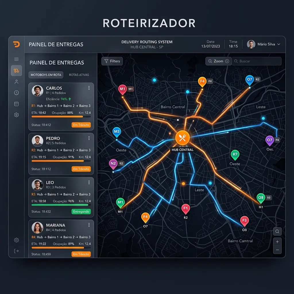 FireHub Roteirizador